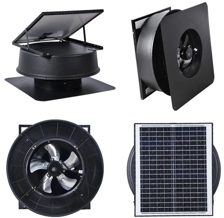 Industrial Heat Extraction Solar Powered Axial Flow