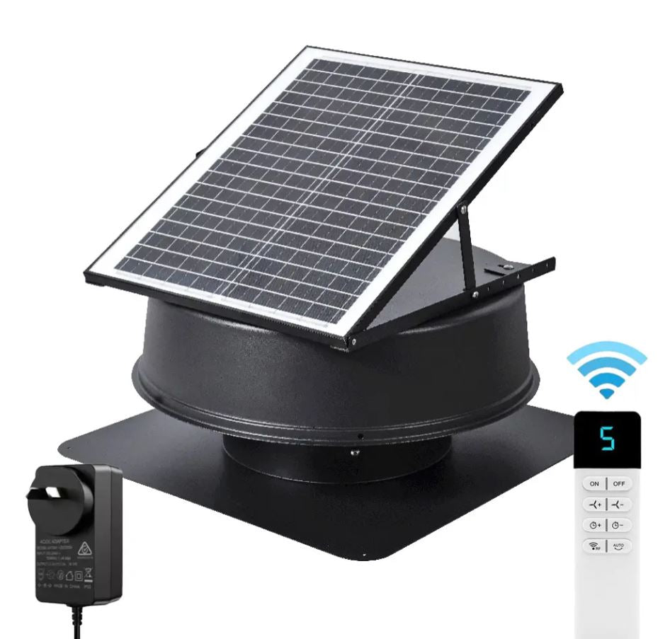 Industrial Heat Extraction Solar Powered Axial Flow