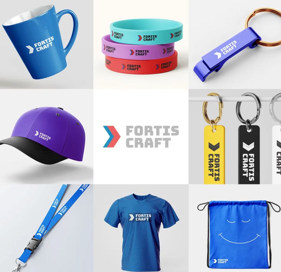 Custom Merchandising Corporate Brand With Logo