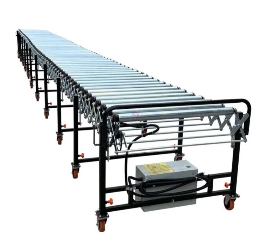 Flexible Roller Conveyor With Motor