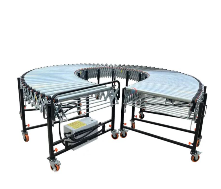 Flexible Roller Conveyor With Motor