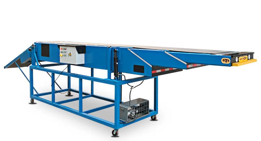 Automatic Telescopic Belt Conveyor Speed Adjustable for Truck Loading and Unloading