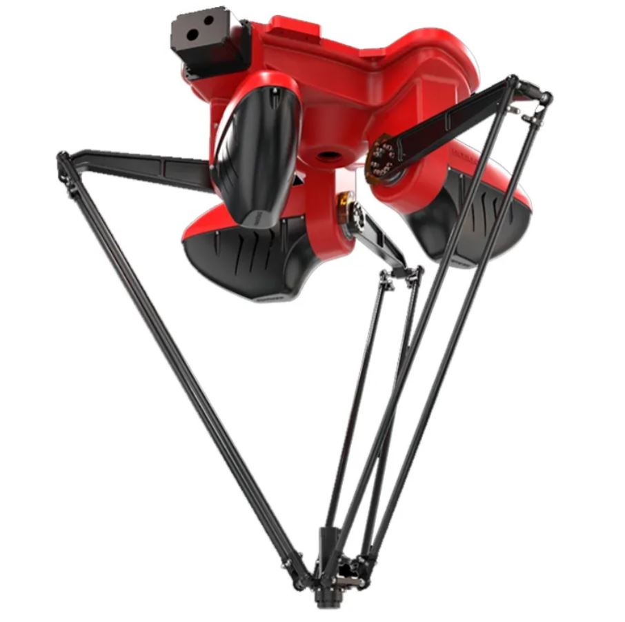 8kg Payload Delta Industrial Robot Gripper Parallel Spiders Manipulator with Visual System for Product Sorting