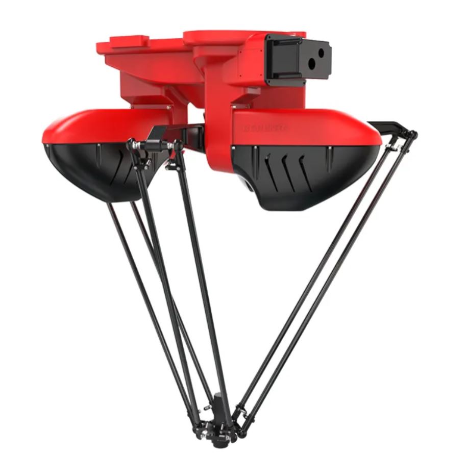 8kg Payload Delta Industrial Robot Gripper Parallel Spiders Manipulator with Visual System for Product Sorting