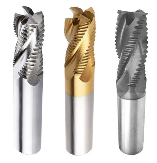 Rough Milling Cutter CNC Cutting Tool Solid PCD Carbide Flat End Mill