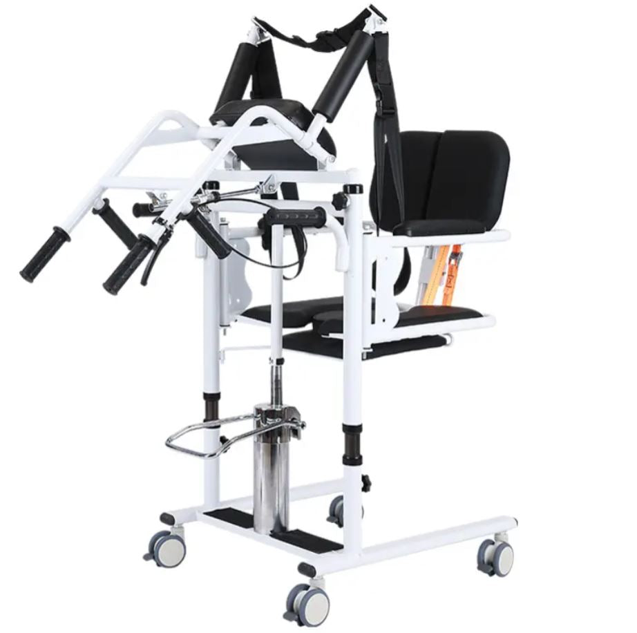 Arm-holding Hydraulic Transfer Machine Elderly Toilet Bathing Chair