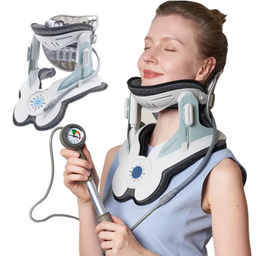 Neck and Shoulder Cervical Traction Device for Neck Pain Relief and Cervical Spine