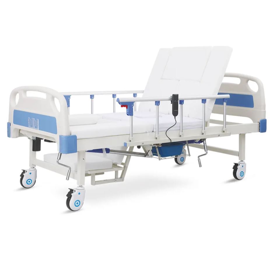 Hospital Bed for Patient in ICU Turn Over Function Electric