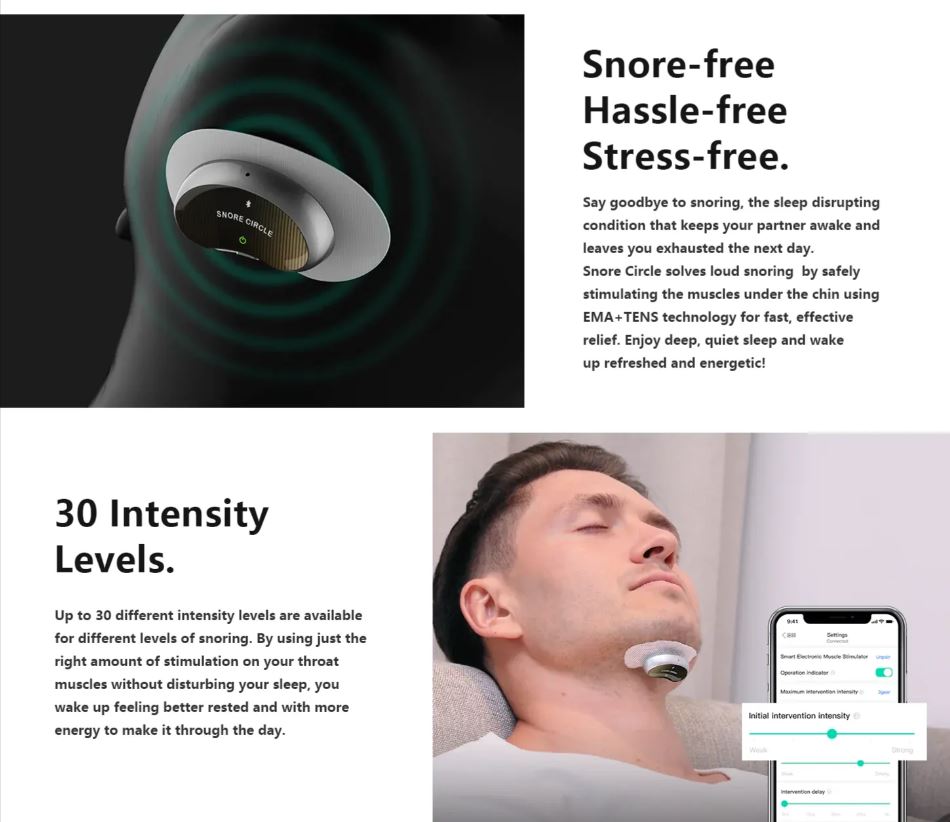 Electronic Muscle Stimulator Plus Anti-snoring Device