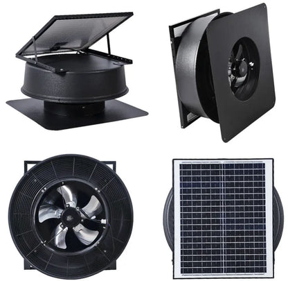 Industrial Heat Extraction Solar Powered Axial Flow