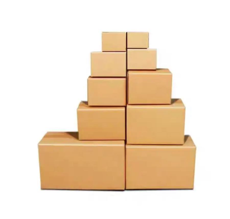 Custom Logo Printed Various Sizes Corrugated Board Packaging