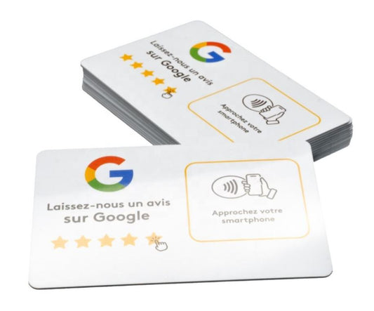 Business Card Carte PVC RFID NFC Google Review Card