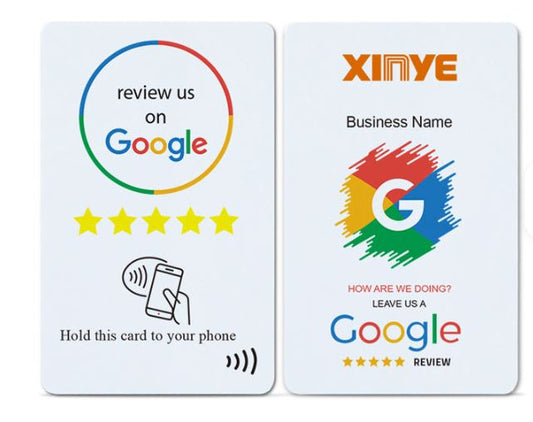 QR Code and Business Logo RFID NFC Tap Cards