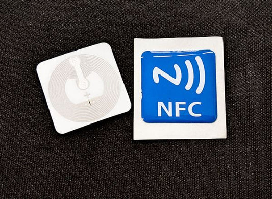 Colorful Print Round Rfid Epoxy Nfc Tag Anti Metal