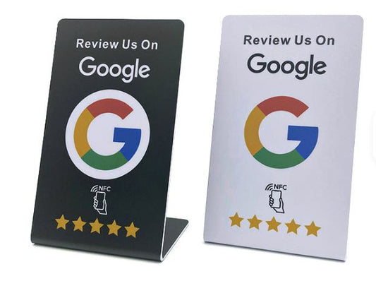 PVC Rfid TapTable Display Review Card Stands