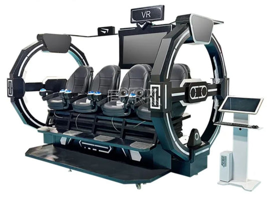 Virtual Realitiy Motion Chair Interactive 9d Vr Cinema 4 Seats 9d Dynamic Cinema