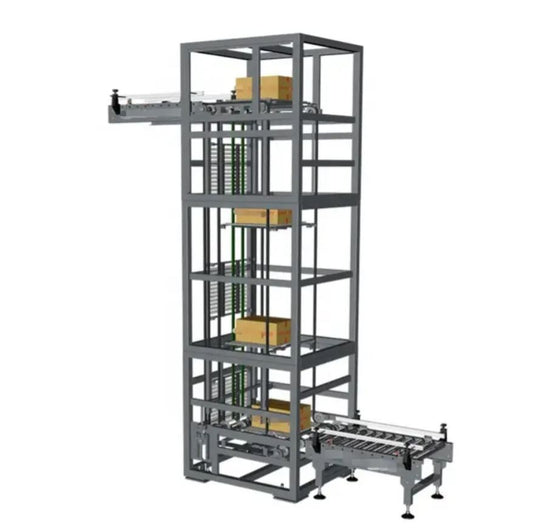 Industrial Warehouse Hydraulic Vertical Guide Rail Cargo Elevator Lift Goods