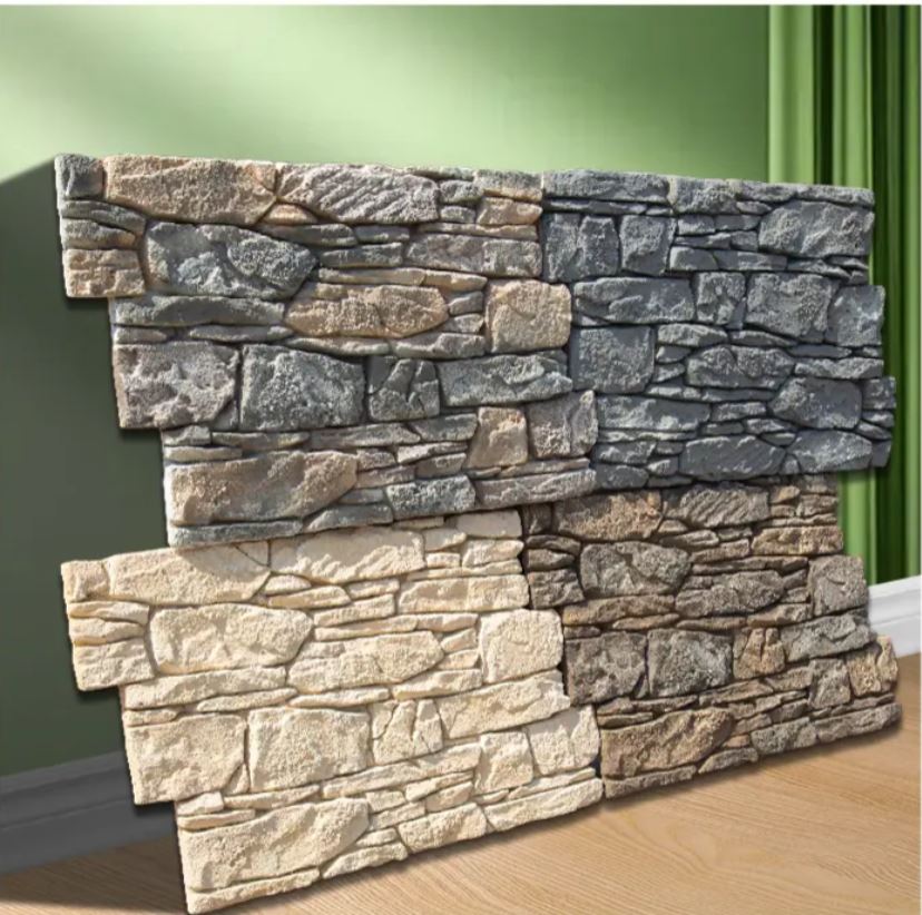 Artificial Wall Cladding Outdoor Use 3D  Capability Tile Exterior