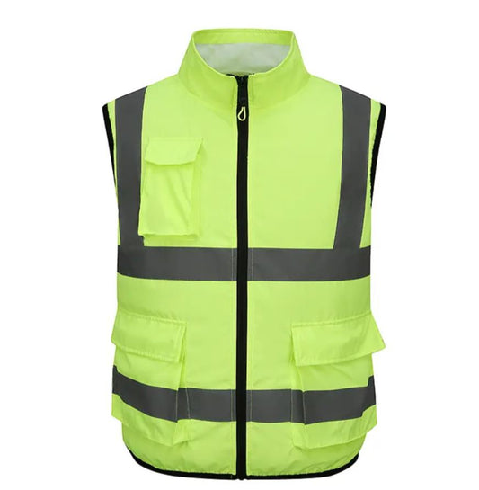 Unisex Reflective Strip Sleeveless Air Conditioning Vest Refrigeration Workers Suit