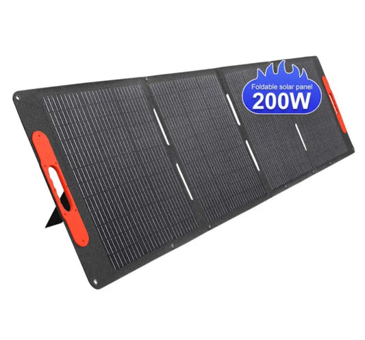 Portable Solar Panel Foldable 200 Watt Camping for Portable Power Station