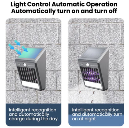 Outdoor Rechargeable Solar Insect Killer Lamp Garden Wall Mounted