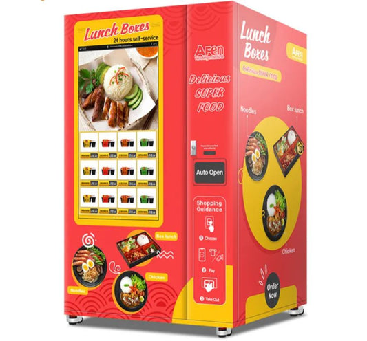 AFEN 4-Hour Self-Service Vending Machine: Instant Food Vending with 49-Inch Touch Screen
